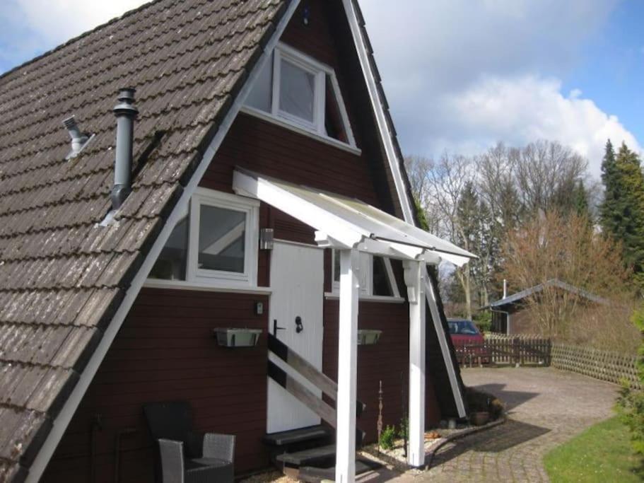 Nurdachhaus Mit Kaminofen Und Grossem Grundstueck Villa Fassberg Bagian luar foto
